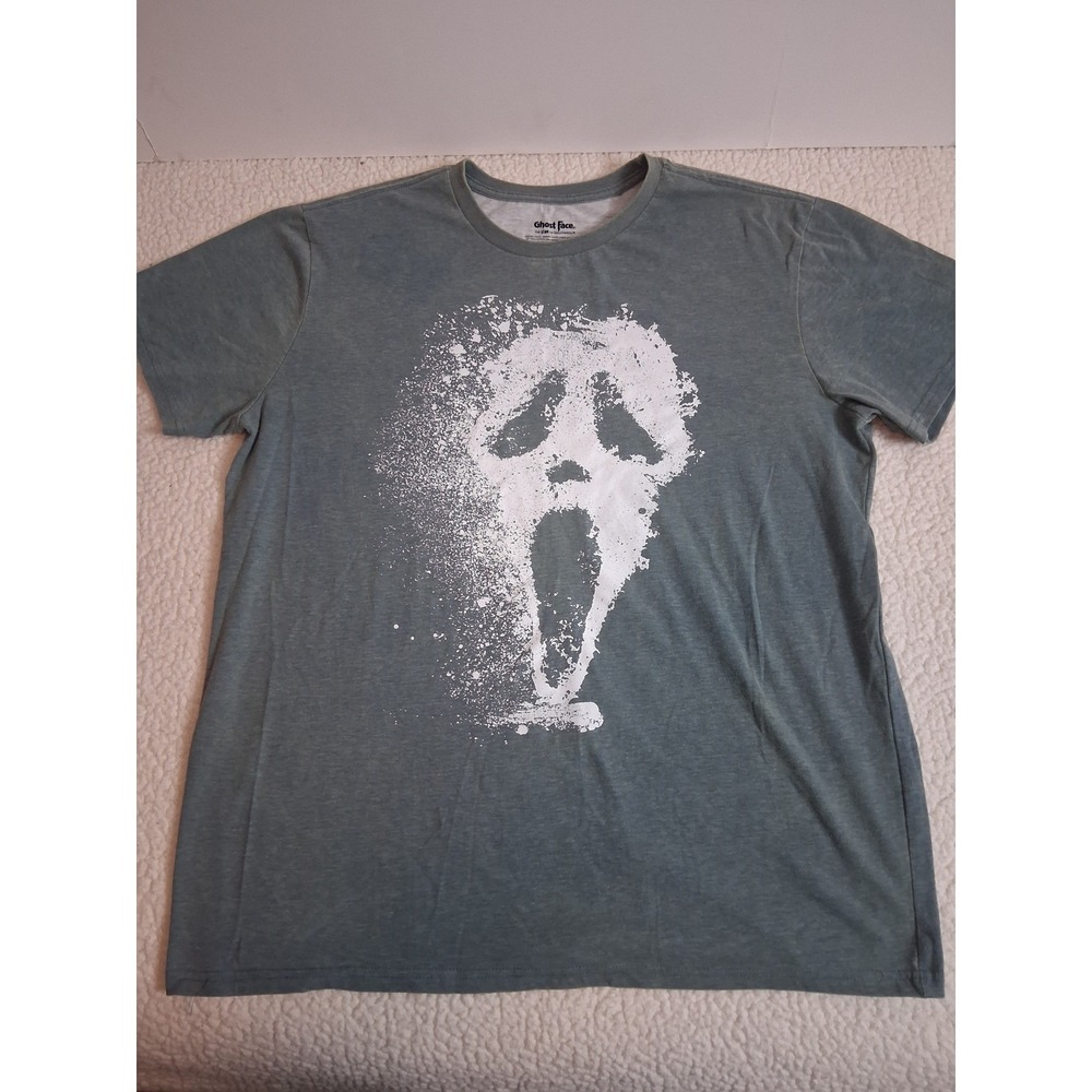 Ghost Face Scream Heat Reactive Color Change Shirt Mens Large Horror Tee